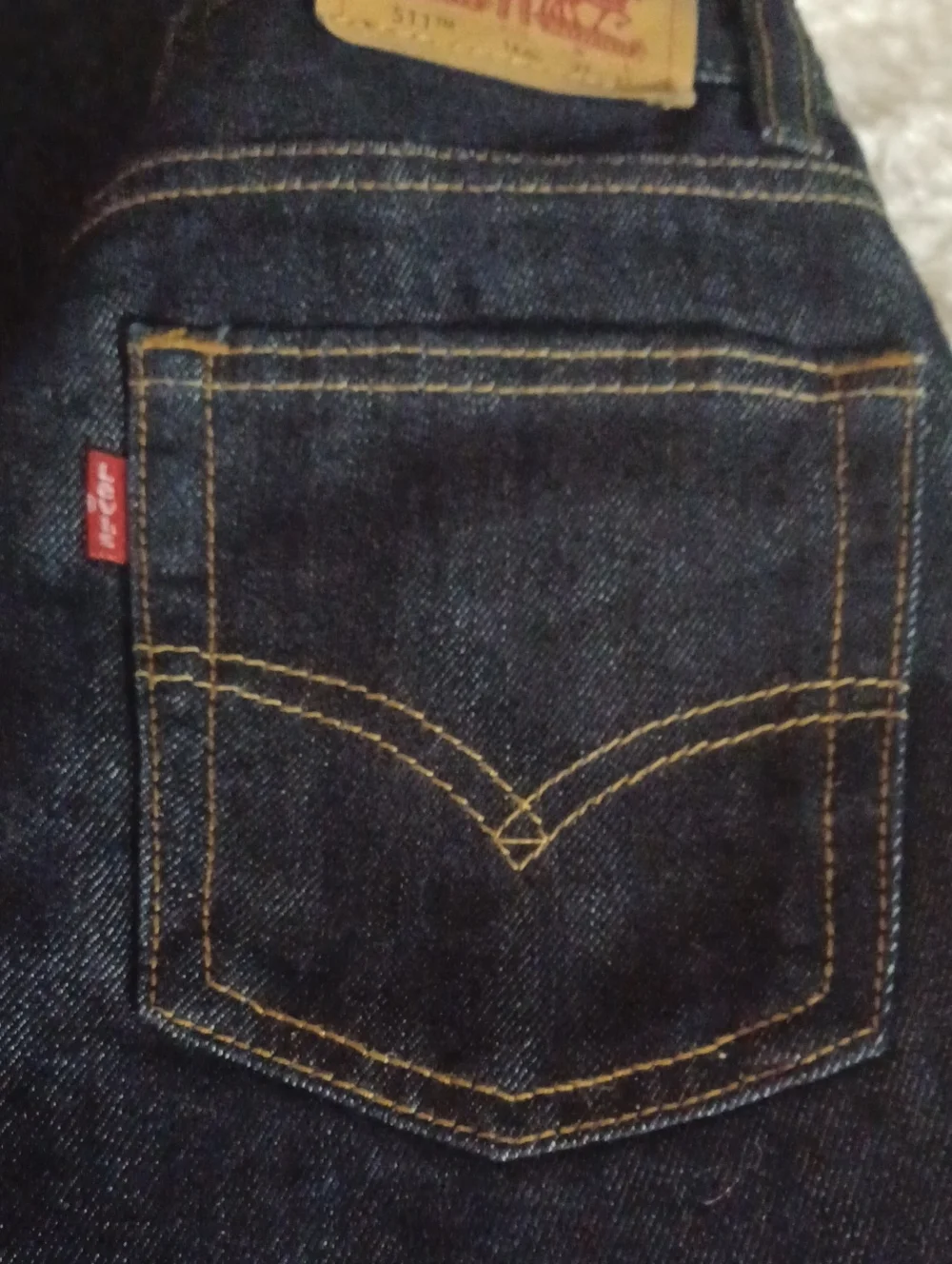 Boys Levi Dark Denim 511 Slim Fit Sz 14 Regular